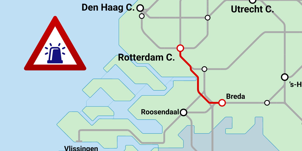 Rotterdam - Breda: fire alarm (11 October 2026)
