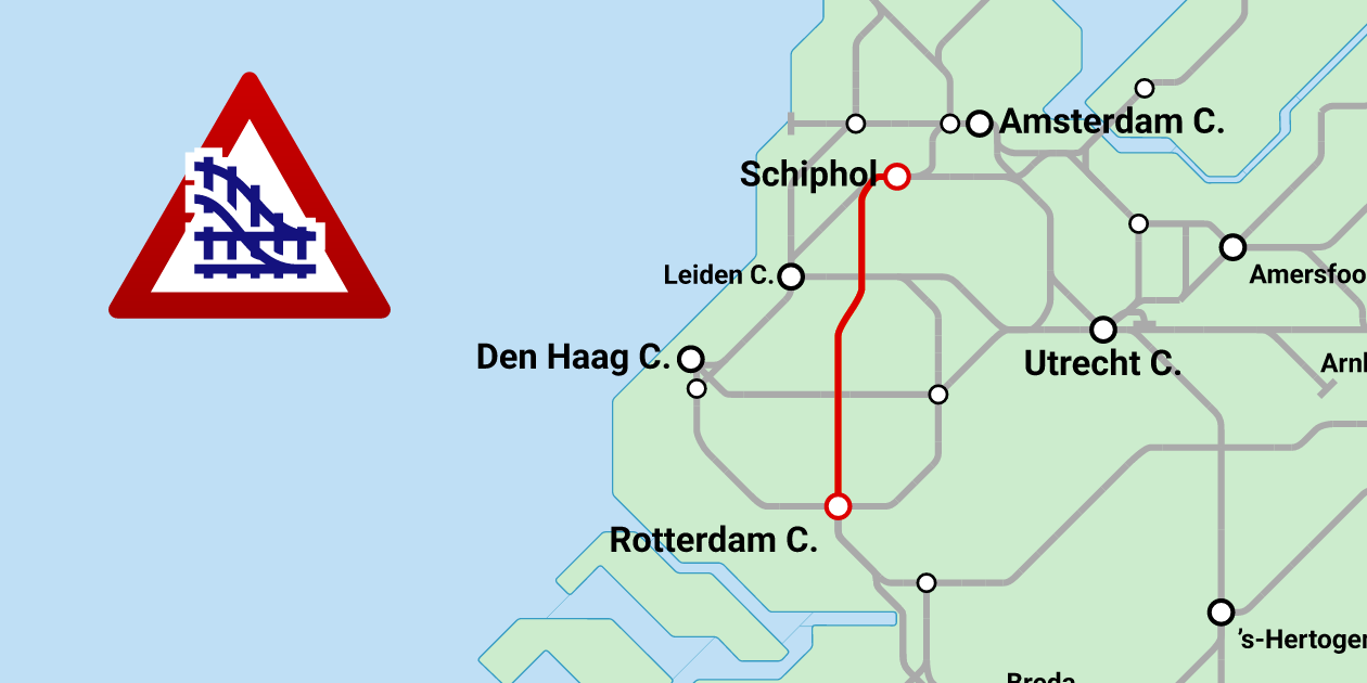 Schiphol - Rotterdam: points failure (15 October 2026)
