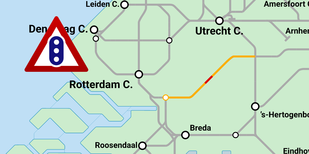 Dordrecht - Geldermalsen: signal failure (23 October 2026)